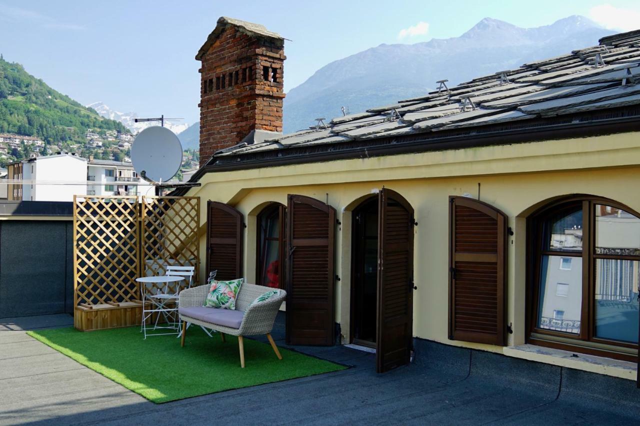 Mansarda Del Sole, Nel Cuore Di Aosta Ngoại thất bức ảnh